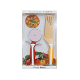 Stainless Steel Pizza Cutter and Spatula Set - Green Shop Online