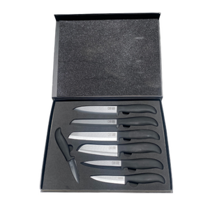 7 Piece Ceramic Knife Set - Green Shop Online