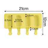 Mini Silicone Ice Cream Moulds Reusable & Non Stick - Green Shop Online