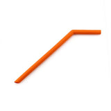 10mm Silicone Straw - Bent - Green Shop Online