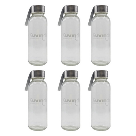 300ml Cafe Series –  Glass Bottle - Pack of 6 - Green Shop Online