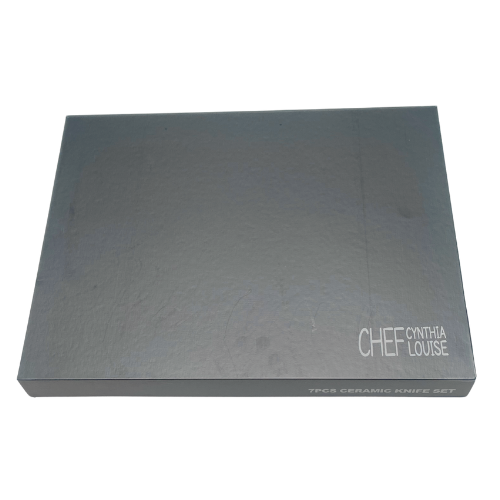 7 Piece Ceramic Knife Set - Green Shop Online