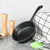 Non-Stick Cast Iron Frying Pan 16cm - Durable, Easy-Clean - Green Shop Online