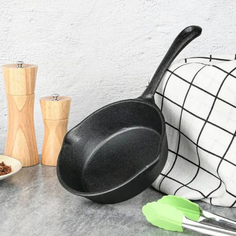 Non-Stick Cast Iron Frying Pan 16cm - Durable, Easy-Clean - Green Shop Online