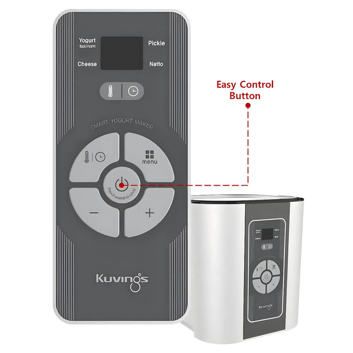 New Kuvings Smart Yogurt Maker with 4 Hour Rapid Yogurt Mode