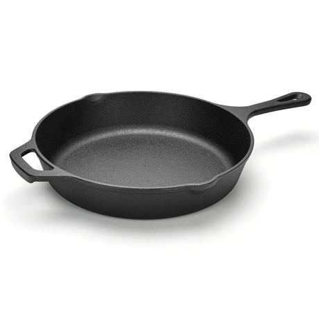 Non-Stick Cast Iron Frying Pan 26cm with Helper Handle - Green Shop Online