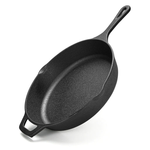 Non-Stick Cast Iron Frying Pan 26cm with Helper Handle
