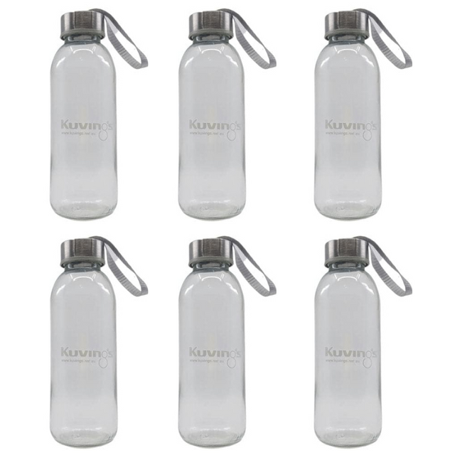 420ml Cafe Series – Glass Bottle - Pack of 6 - Green Shop Online