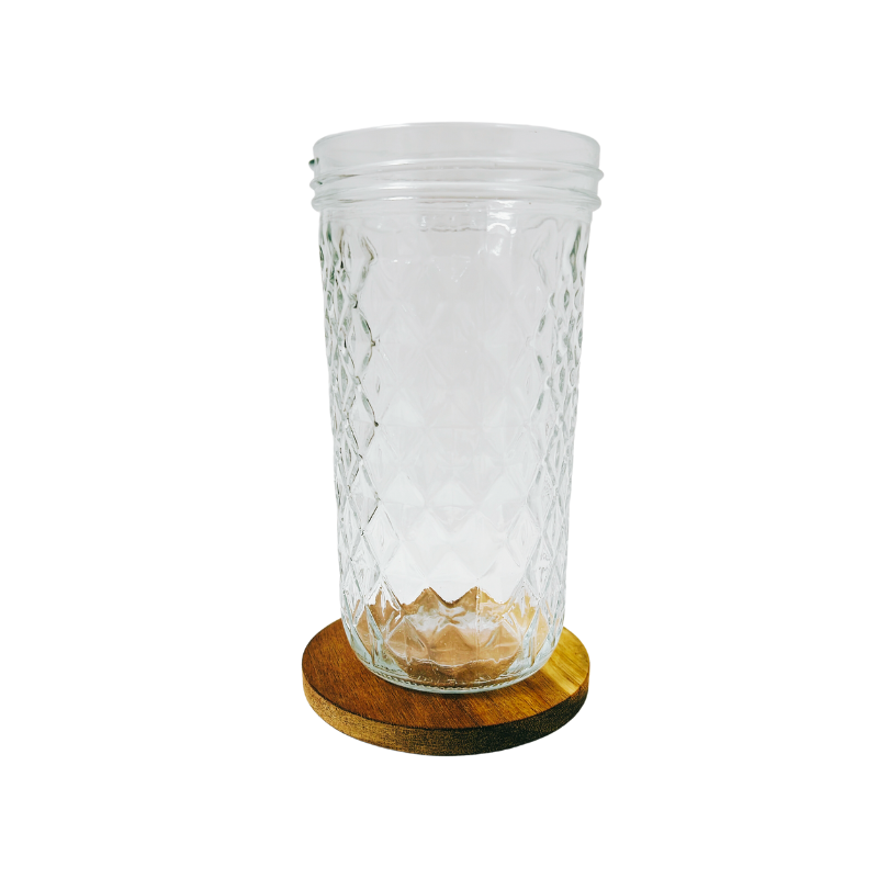 Acacia Wood Coaster - Round - Green Shop Online