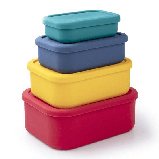 Pack & Stack Lunch Box Set of 4 - Green Shop Online