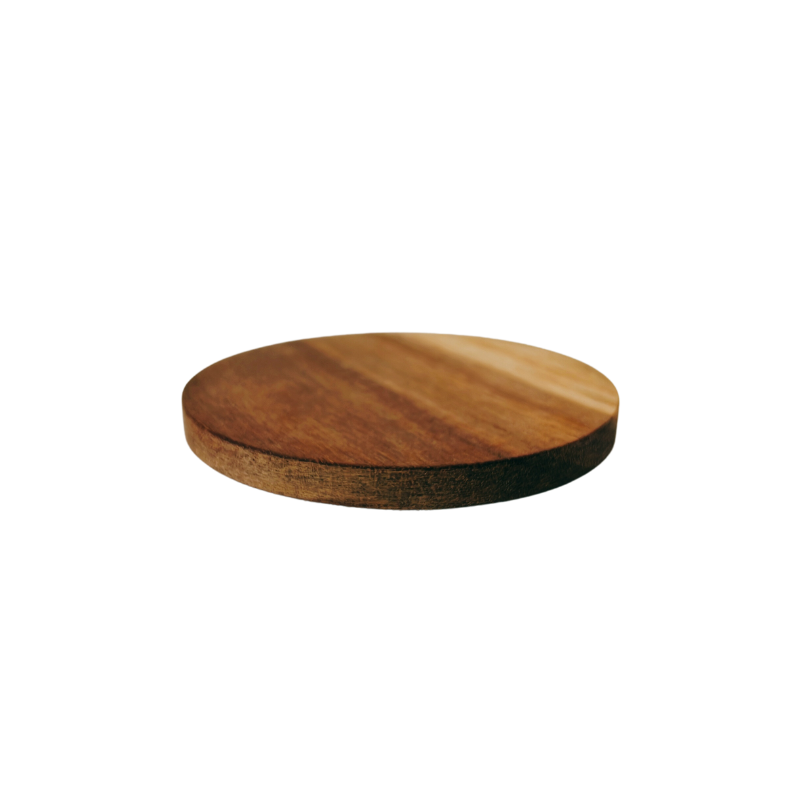 Acacia Wood Coaster - Round - Green Shop Online