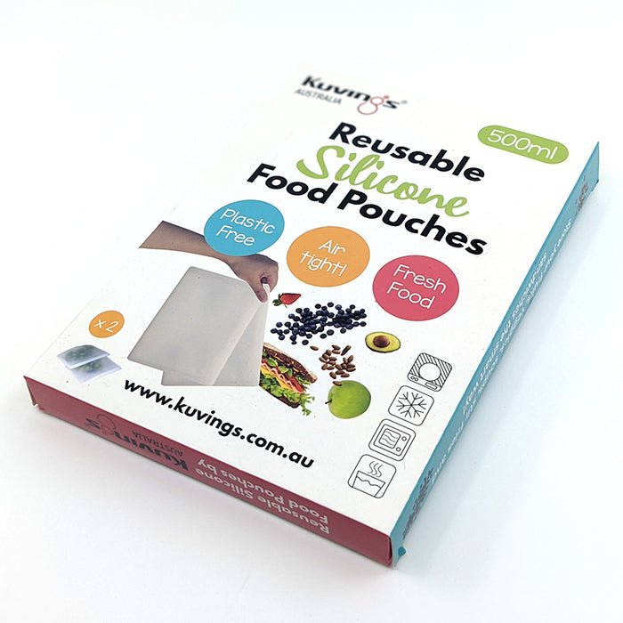 Reusable Silicone Food Pouches - 500ML