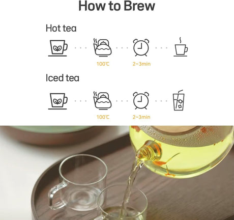 KKOKDAM Butterfly Flower Tea Gift Box - 6 Flavours - Green Shop Online