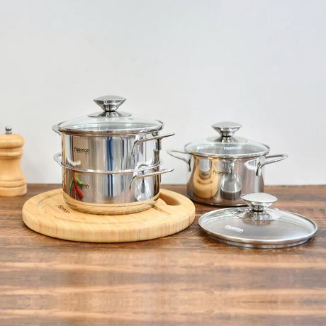 Mini Cooking pot BAMBINO 14 x 7.5cm 1.1 LTR - Pack of 10 - Green Shop Online