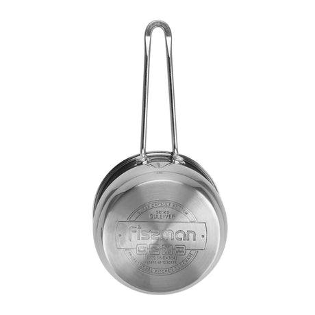 Saucepan GULLIVER 12x6cm 0.6 LTR with Glass Lid - Green Shop Online