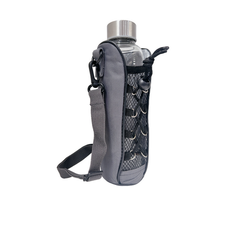 600ml Cafe Series Glass Bottle With Sports Sleeve - Green Shop Online