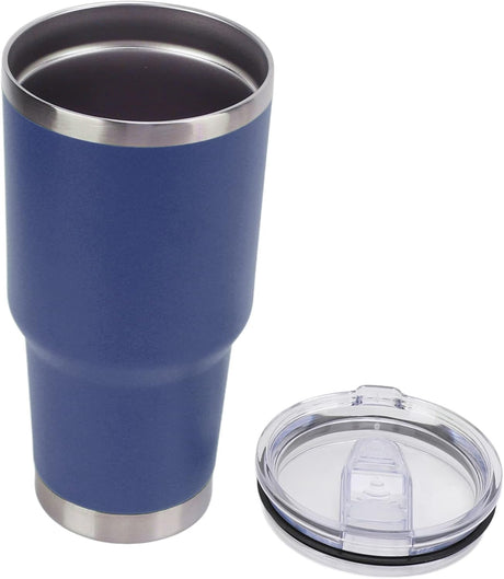 Double Wall Stainless Steel 880mL/30oz Tumbler with Lid - Green Shop Online
