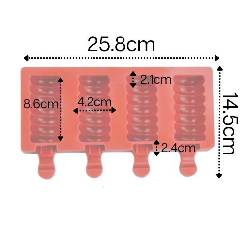 Ice Cream Chocolate Cake Moulds – Large - Green Shop Online