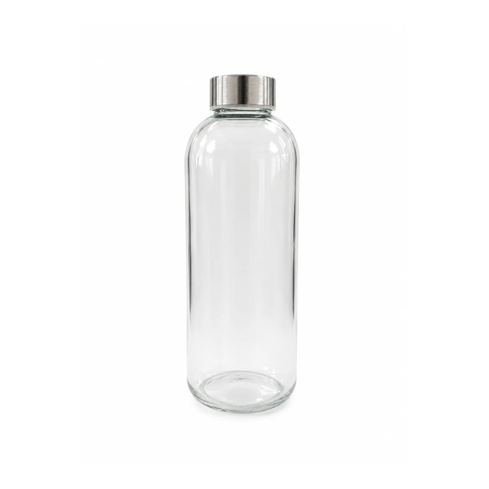 1 Litre Glass Bottle by KOVA - Borosilicate, Stainless Steel Lid