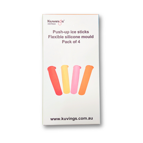 Push-up Ice Sticks Flexible Silicone Mould - Pack of 4 - Green Shop Online