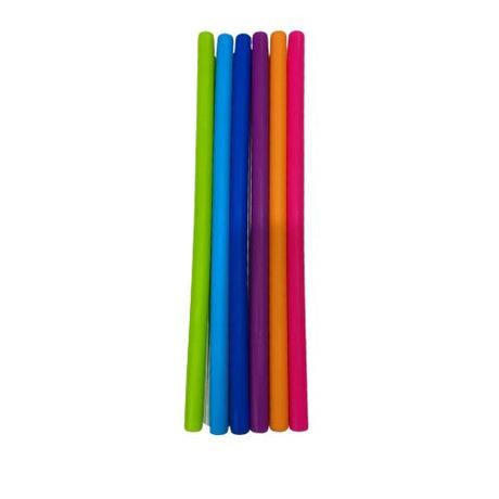 10mm Silicone Straws - Straight - Green Shop Online