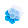 Silicone Baby Food Storage Container Ice Cube Maker - 7 Holes - Green Shop Online