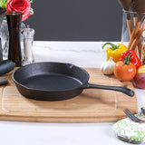 Cast Iron Non-Stick Frying Pan 25 x 4.6cm with Handle - Pack of 10 - Green Shop Online