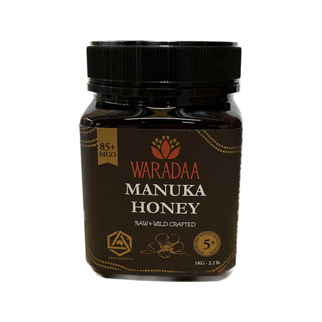 5+ Waradaa Australian Manuka Honey 85 MGO 1kg - Green Shop Online