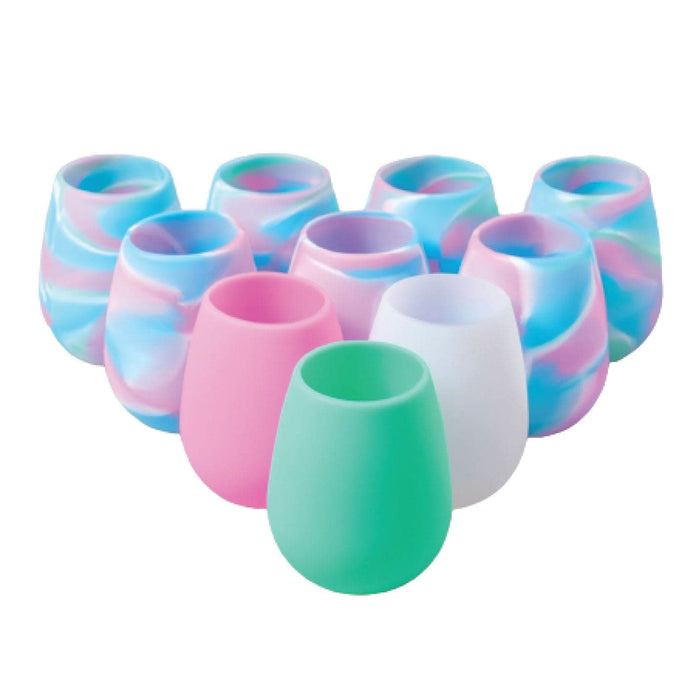 Reusable Silicone Smart Cup - All Colours Green Blend