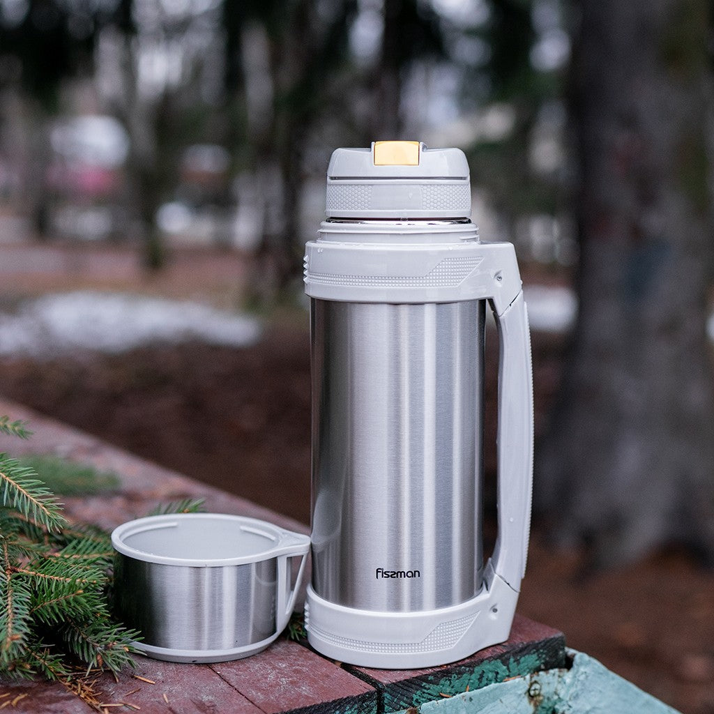 Thermal Infuser Flask Vacuum Stainless Steel 1000ml - Green Shop Online