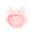 Silicone Baby Bowl - Deer Shape Pink - Green Shop Online