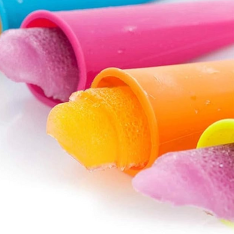 Push-up Ice Sticks Flexible Silicone Mould - Pack of 4 - Green Shop Online