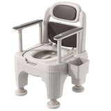 Deluxe Bedside Commode pan Toilet Chair - Green Shop Online