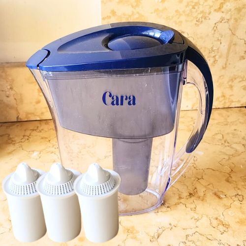 Cara Water Filter Jug 2.4Ltr Plus 3 Filters