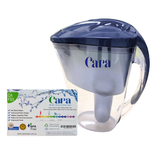 Cara Water Filter Jug 2.4Ltr Plus 3 Filters