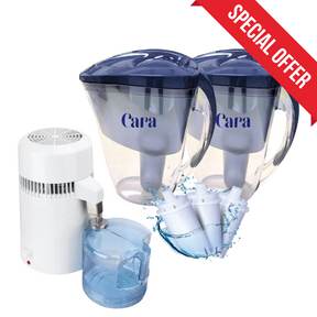 Cara Water Distiller & Cara Water Filter Jug Bundle - Green Shop Online