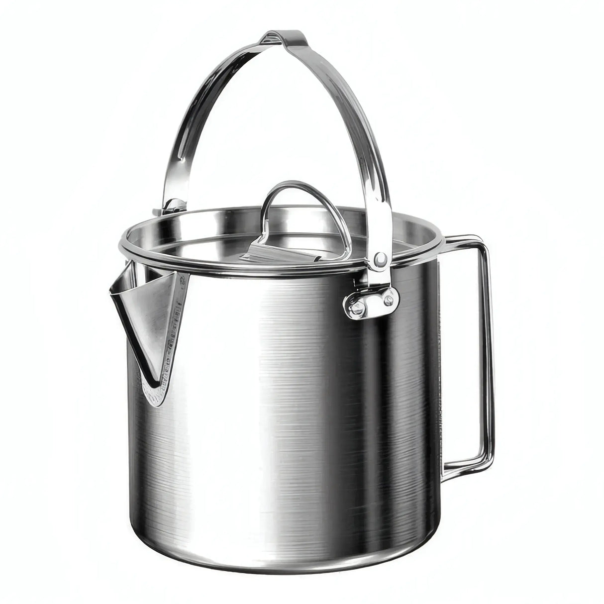 Stainless Steel Camping Kettle - 1.2L Capacity
