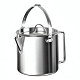 Stainless Steel Camping Kettle - 1.2L Capacity