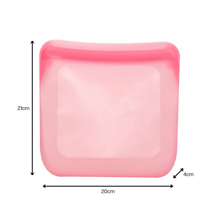 Silicone Food Storage Bag Reusable 5 Pack – 1000ml