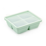 Baby Food-Prep & Serving Silicone Container - 4 Holes - Green Shop Online