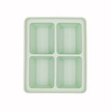 Baby Food-Prep & Serving Silicone Container - 4 Holes - Green Shop Online