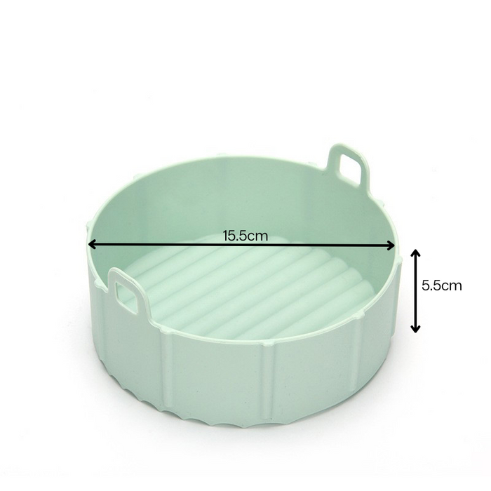 Silicone Air Fryer Round Pan Accessory - 15.5cm