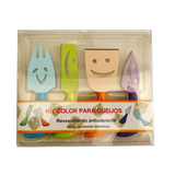 Antipasto fork and knife set - 10 Pack - Green Shop Online