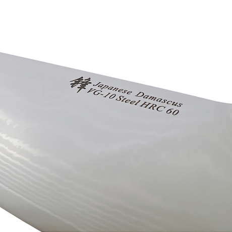 Nakiri Knife 7in Damascus Steel Blade – Pakka Wood Handle - Green Shop Online