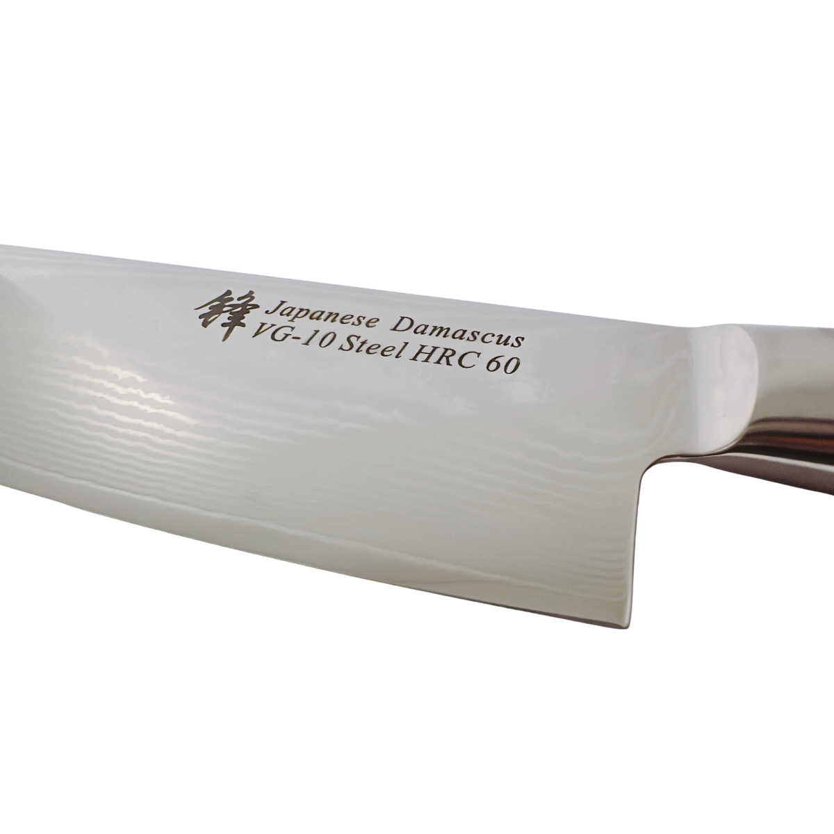 Santoku Knife 7 in Damascus Steel – Pakka Wood Handle - Green Shop Online