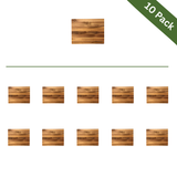 Acacia Wood Cheese Boards – Small, 10-Pack