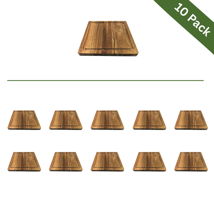 Acacia Wood Reversible Serving Boards – Small, Carton Pack