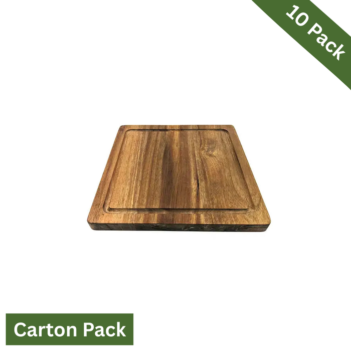Acacia Wood Reversible Serving Boards – Small, Carton Pack