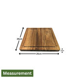 Acacia Wood Reversible Serving & Cutting Board – Small