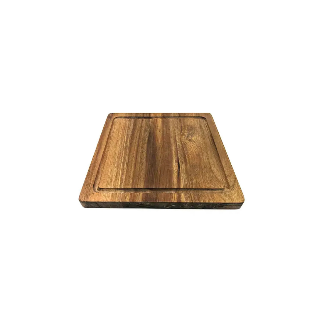 Acacia Wood Reversible Serving & Cutting Board – Small